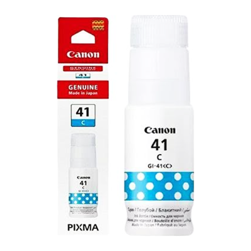 Cartouche Canon GI-41C Cyan (référence : 4543C001)