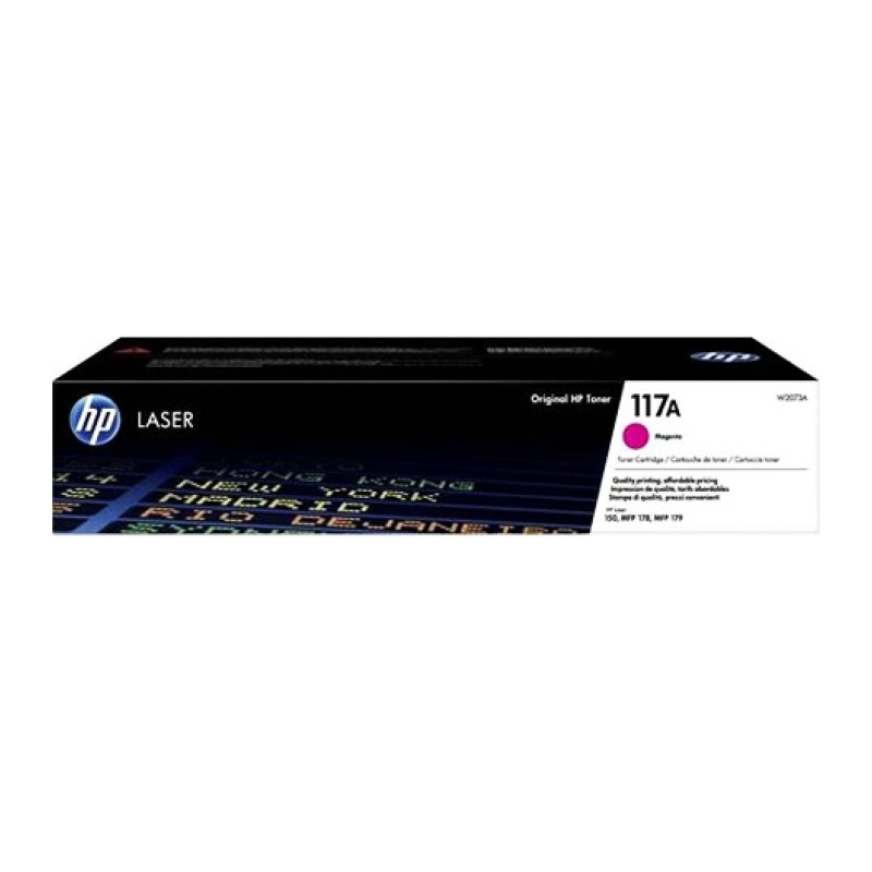 Toner HP 117A Magenta (Référence W2073A).