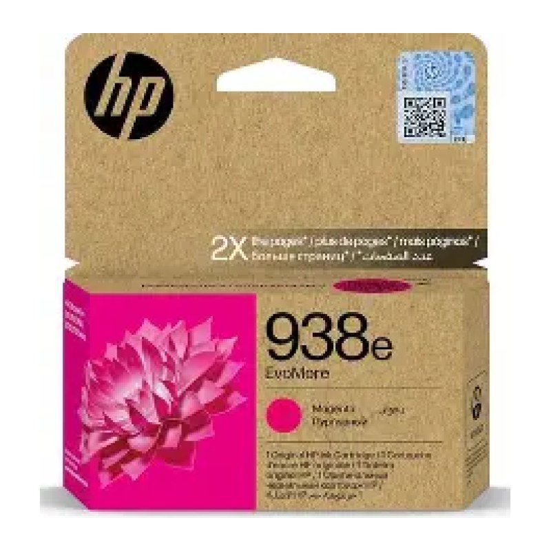 CARTOUCHE HP 938e EvoMore Magenta Original Ink Cartridge