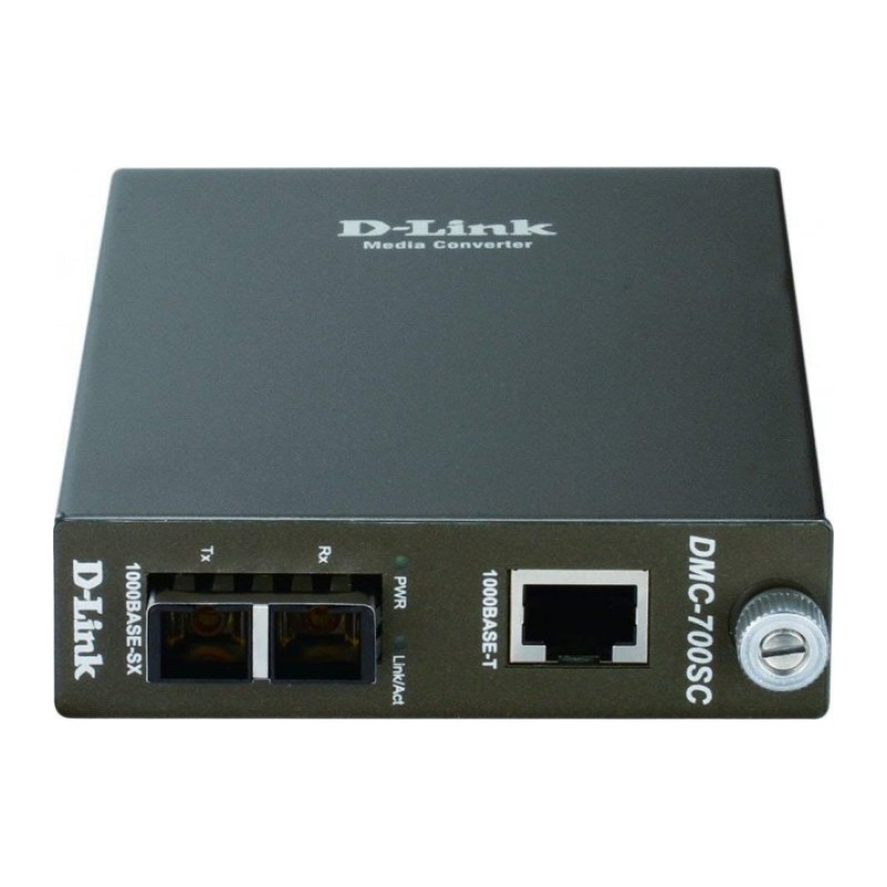Convertisseur de média a fibre optiqueD-Link DMC 700SC