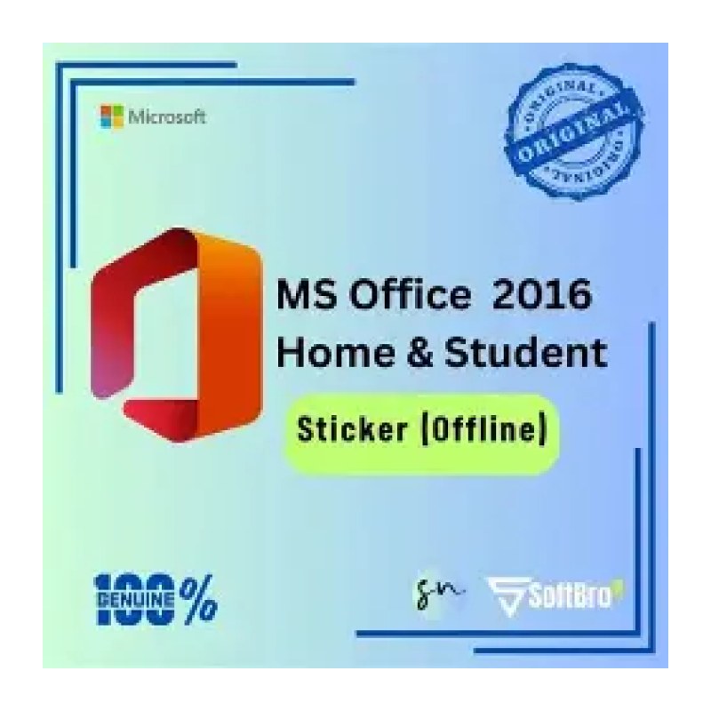 Logiciel Sticker Microsoft Office 2016 Pack de 5