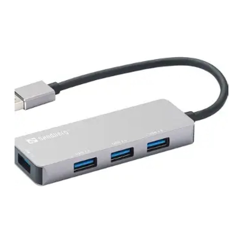 Hub Sandberg USB-A 1xUSB3.0+3x2.0 SAVER