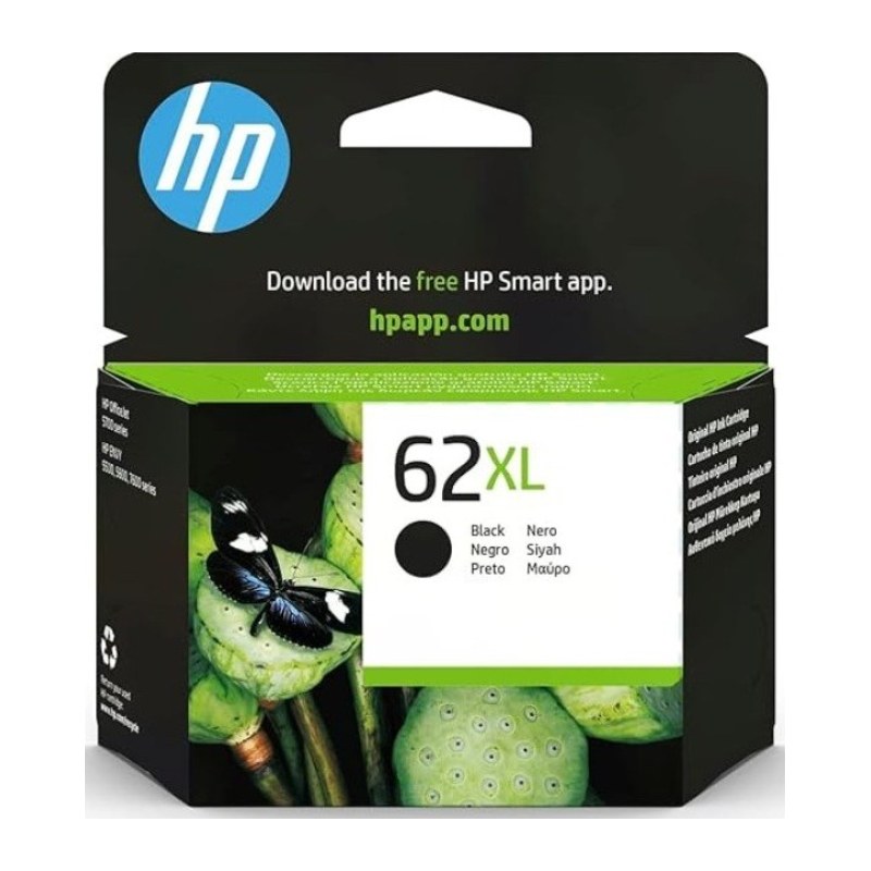Cartouche HP 62XL Noir - 12 ml
