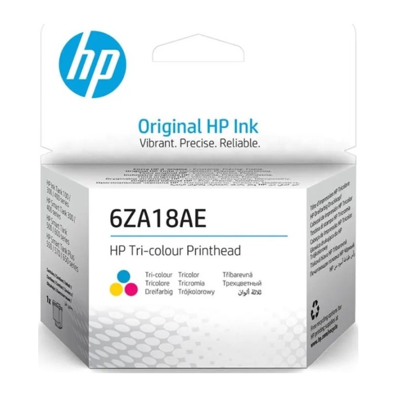 Tête d impression Couleure HP 6ZA18AE pour imprimante HP Smart Tank Plus 550/570/655