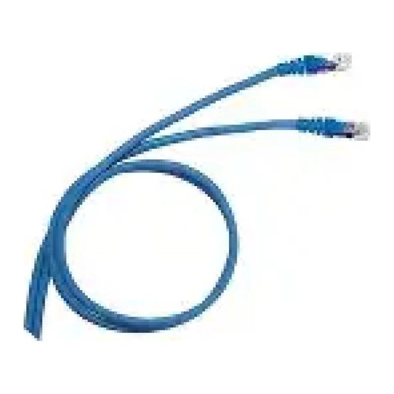Cordon de Brassage CAT6 S-FTP 1 m Bleu