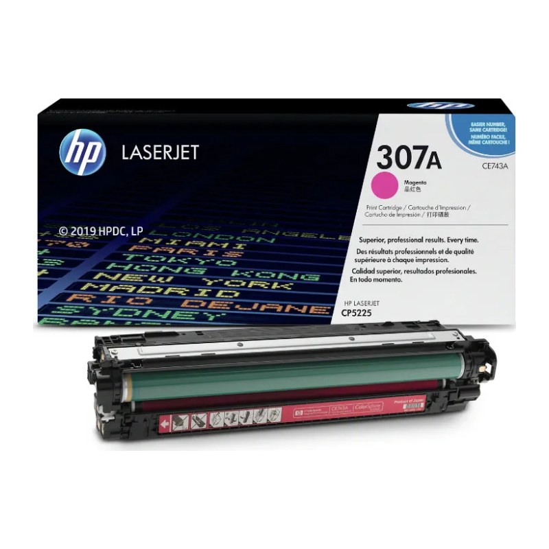Toner HP Laser 307A CP5225 CE743A Magenta
